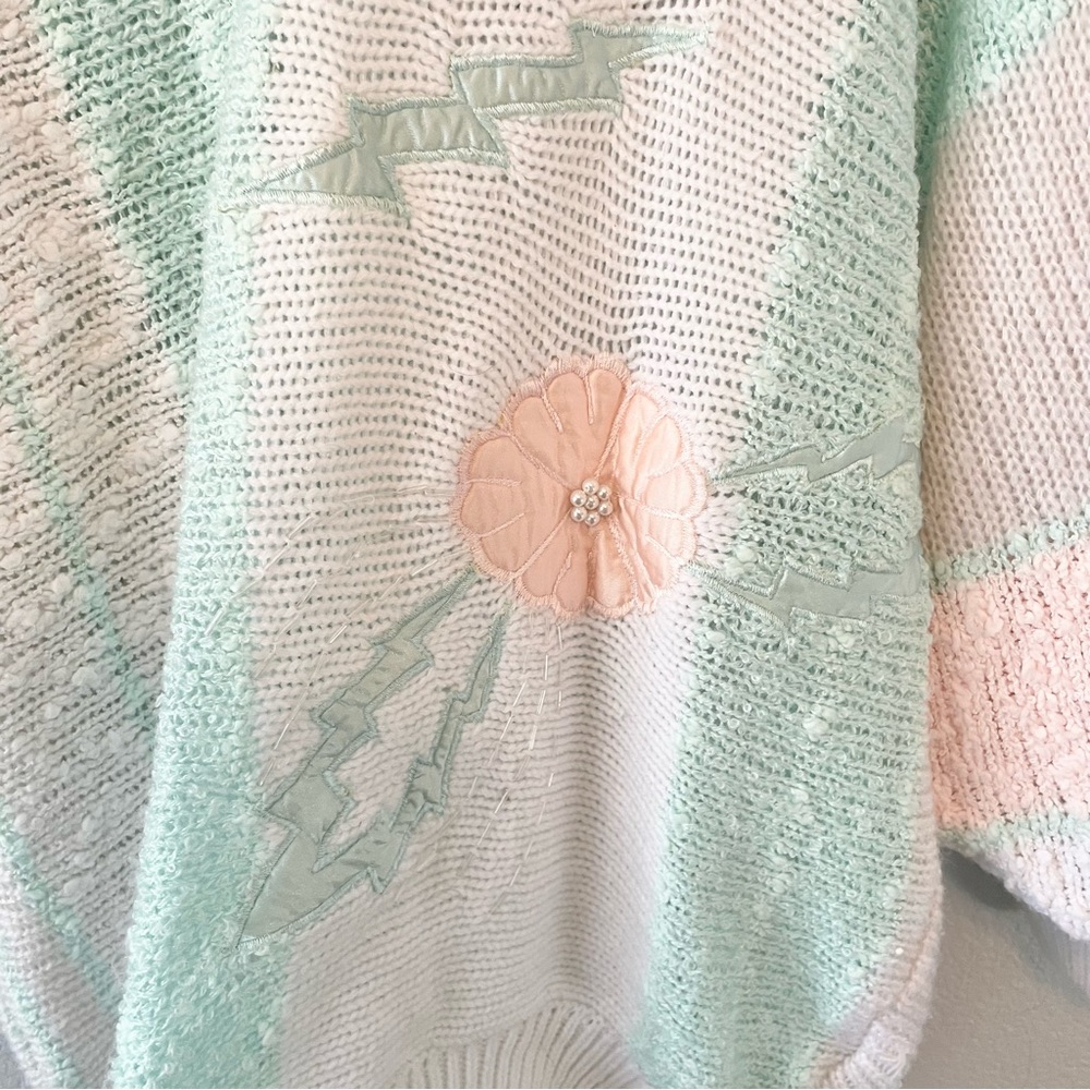 Selection Vintage Floral Coquette Sweater - Picture 3 of 6